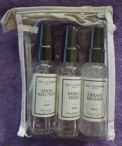 Kit de viaje de lavandería en el lugar tela fresca, liberación de pliegues y solución estática - Imagen 1 de 8