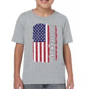 Kamala Harris 2024 American Flag Youth T-shirt I'm Speaking President 47 Kids - Picture 1 of 50
