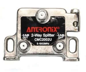 2-Way ANTRONiX HD Digital Coax Cable Splitter - CMC2002U 5-1002MHz -3.5dB NEW - Picture 1 of 3