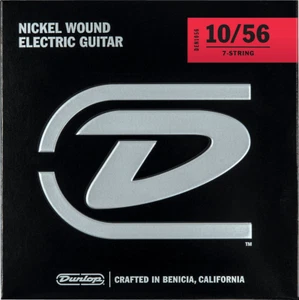 Cuerdas para guitarra eléctrica Dunlop 7 cuerdas Nickel Wound 10-56 DEN1056 - Imagen 1 de 2