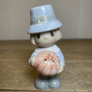 Pilgrim Boy Salt Pepper Shaker 1994 Precious Moments Ceramic Only One - Picture 1 of 8