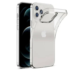 Klares Silikon Gel Apple iPhone 12/13 Pro Max & Mini Handy Schutzhülle/Cover - Bild 1 von 3