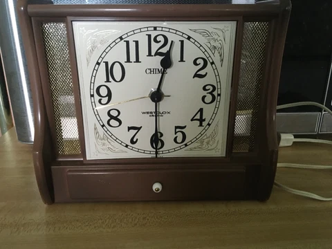 Mid Century Westclox Electric Kitchen Wall Clock S31-A PARTS Cover
