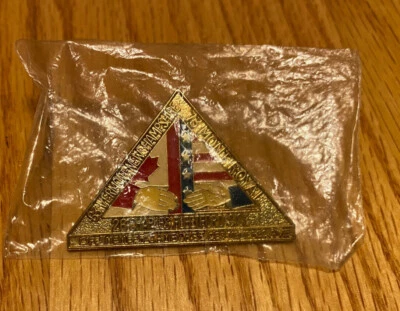 Vintage US Canada Life Member Jamboree Telephone Pioneers of America Pin - Image 1 of 2