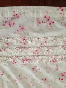 Rachel Ashwell Simply Shabby Chic Shower Curtain Pink Cherry Blossom Floral - Picture 1 of 5