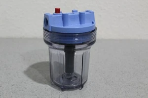 Pentek 158110 5 x 2.5 Pre Strainer Included Clear Water Filter Housing 3/8 NPT - Picture 1 of 5
