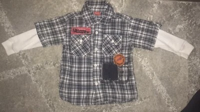 Camisa con botones manga larga parcheada 24M Walt Disney Pixar CARS LIGHTNING MCQUEEN Foto 1 de 4