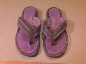 Bass Cora 2 Brown/Purple Women’s Thong Sandals Size 7M - Picture 1 of 4