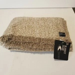 D&Y Damen Beige Decke Schal Einheitsgröße - Bild 1 von 3