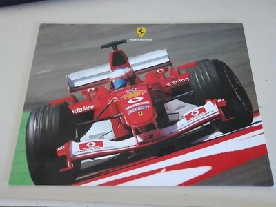 FERRARI-RUBENS BARRICHELLO,2003 MAXI official postcard FERRARI-24x18 cm-1924/03 - Image 1 of 4