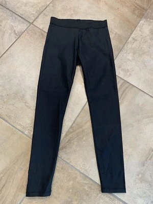 Romeo Juliet Mujer Pequeño Negro Recubierto Imitación Cuero Pull On Leggings KK Foto 1 de 4