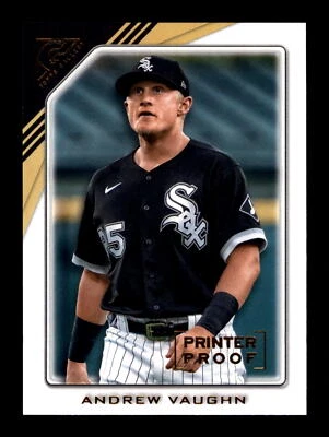 2022 Topps Gallery Printer Proof #63 Andrew Vaughn Chicago White Sox - Image 1 of 2