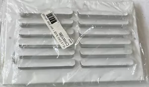 10” X 6” Curved Blade 1 Way Horizontal Diffuser white #C1HW1006 - Picture 1 of 4
