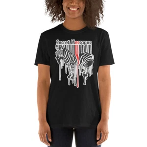 SECRET MESSAGES ZEBRA CODES CONSPIRACY AWEOSOME Kurzarm Unisex T-Shirt - Bild 1 von 14