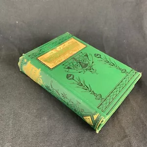 1880 Pilgrims Progress HC Book John Bunyan Green Embossed w Gilt Edging - Picture 1 of 12