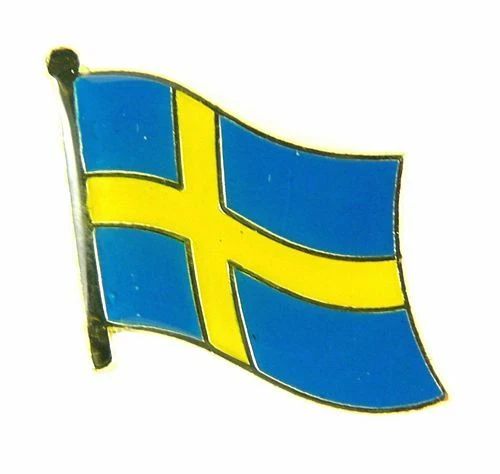 FAHNENMAX® Flaggen Pin Fahne Schweden Anstecknadel Flagge