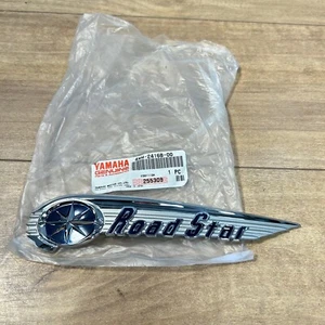 Yamaha OEM NOS LEFT GAS TANK EMBLEM / 4WM-2416B-00 / XV1600 ROAD STAR - Picture 1 of 3