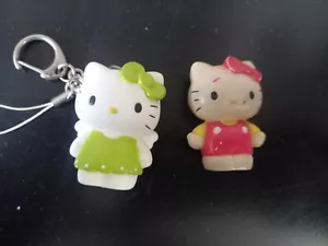 PUPAZZO SANRIO HELLO KITTY PLASTICA MINI PORTACHIAVI ACTION FIGURE - Picture 1 of 1