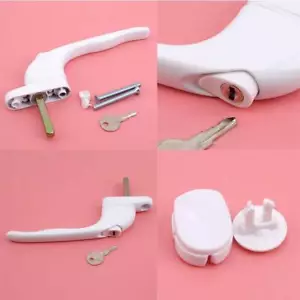 Security Door Window Handle Multi-Function Universal Window Key Lock R - Picture 1 of 12