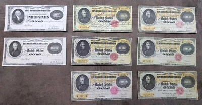 Reprint on paper with W/M United States Gold Certificate 1888-1900 y. FREE SHIPP - Image 1 of 4