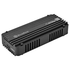Silverstone SST-MS12B-40G Active Cooling USB4 NVMe M.2 SSD Enclosure - Picture 1 of 4