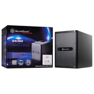 DS380B Premium Mini-Itx/DTX Small Form Factor NAS Computer Case, Black Newest... - Picture 1 of 7
