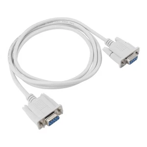 1PC 5ft F / F Serial RS232 Null Modem Cable Female to Female DB9 FTA Cross1423 - Picture 1 of 7