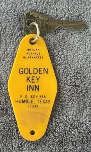 Golden Key Inn-Humble Texas-Hotel oder Motel Schlüsselanhänger TX - Bild 1 von 3