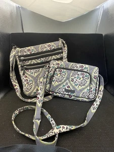 Vera Bradley Heritage Leaf Iconic Hipster Crossbody Satchel & Purse Demo Video - Picture 1 of 18