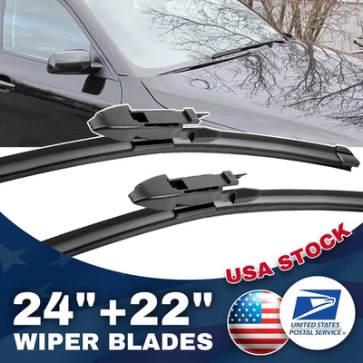 Limpiaparabrisas negro de alta calidad para todas las estaciones 24"/22" para BMW 535i xDrive 2009-2010 Foto 1 de 4