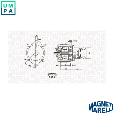 ALTERNATOR 063731367010 FOR TOYOTA HILUX/MIGHTY/TIGER/VI/Pickup TACOMA HIACE - Image 1 of 4