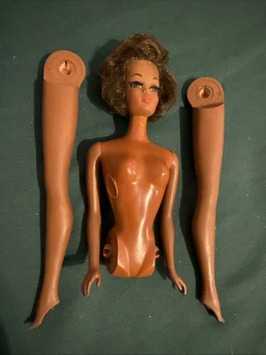 1967 Vintage AA Barbie Talking Christie Doll  Doesn't Talk Toes Missing - Image 1 of 4