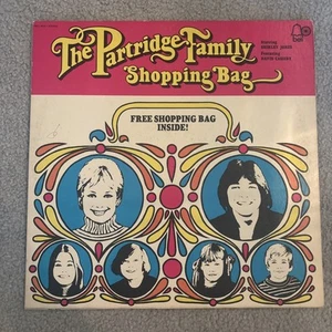 The Partridge Family Shopping Bag LP Album Vinyl Record 1972 Top Fold No Bag VG - Picture 1 of 4