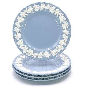 Vintage Wedgwood geprägt Queen’s Ware creme auf blau Brot & Butter Teller (4) - Bild 1 von 6