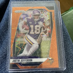 Panini Prizm 2024 - Justin Jefferson #187 Lazer Prizm - Imagen 1 de 2