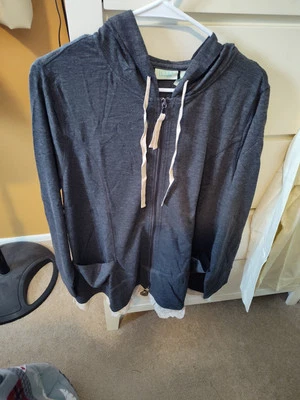 WOMENS LORI GOLDSTEIN LOGO ZIP UP JACKET WITH FRONT POCKETS A274117 LACE DETAIL - Image 1 of 4