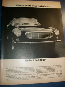 1966 Volvo 1800 S 1800S mag car ad - "What's it like to own a $10,000 car?" - Picture 1 of 1