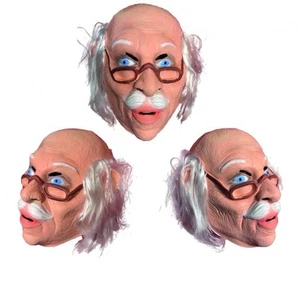 Mexican Abuelo Grandpa Latex Mask Halloween Costume Party Handmade In Mexico - Picture 1 of 1