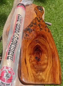 Stunning Old Growth Burl Sinker Cypress Wood Charcuterie Serving Board Paddle - Picture 1 of 22