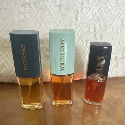 Spray perfume vintage Estée Lauder Spellbound, Youthdew, Estée tamaño viaje Foto 1 de 4