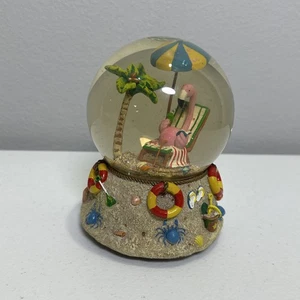 Schneekugel Musical Tropical Weihnachten Strand Motiv We Wish You A Merry Christmas - Bild 1 von 7