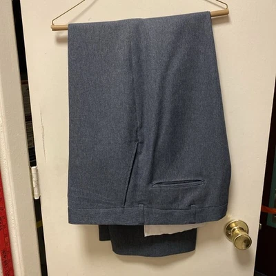 Perma*Prest Flexslax By Sears 42x30” Flat Front Flexible Waist Dressy - Image 1 of 4