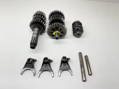 2005 Honda CRF450R CRF450 OEM Transmission Trans Gears Shift Drum Forks - Image 1 of 4