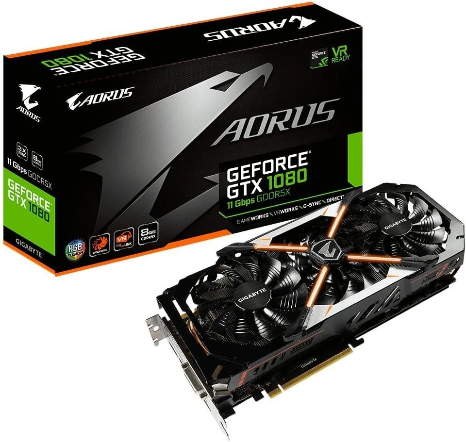 GIGABYTE NVIDIA GeForce GTX 1080 NVIDIA Computer Graphics Cards