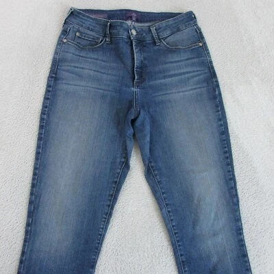 NYDJ Jeans Size US 6 L30 Blue Skinny Mid Denim Legging Stretch Alina Womens - Image 1 of 4