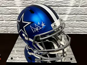 Dak Prescott True Blaze Full Size Dallas Cowboys Replica Helmet JSA COA ๐ฅ - Picture 1 of 7