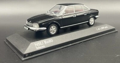 Minichamps 1/43 NSU Ro80 Black 1972  430015406 - Image 1 of 4