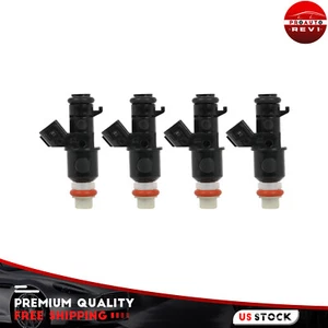 4pcs Fuel Injectors For 2006-2011 Honda Civic 1.8L 2010-2013 Honda City Fit 1.5L - Picture 1 of 8