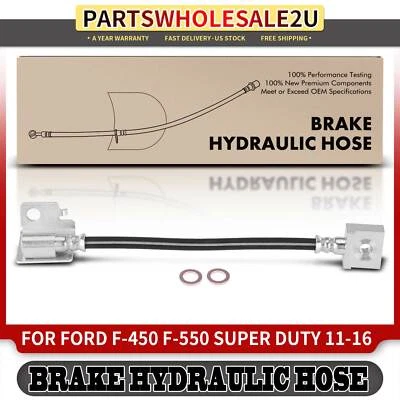Manguera hidráulica de freno trasero izquierdo para Ford F-450 F-550 Super Duty 2011 2012-2016 Foto 1 de 4