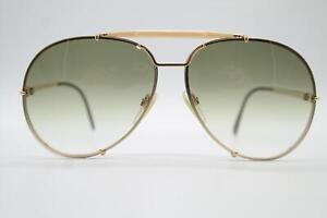 Vintage Sunglasses Rodenstock Pacific GP Gold Beige Oval Sunglasses Glasses